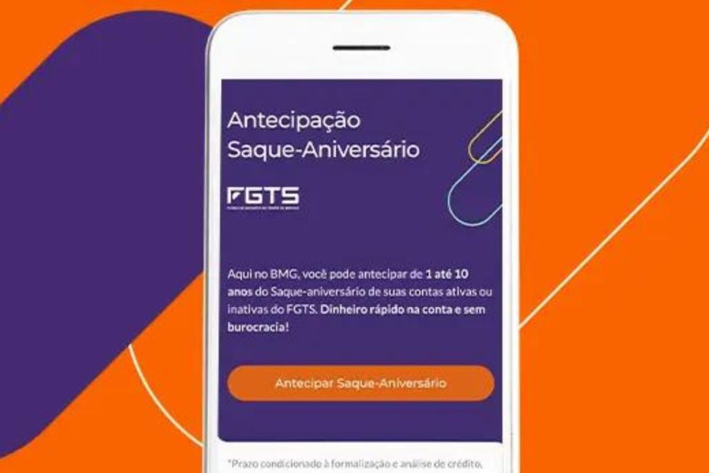 Como conseguir empréstimo no BMG por antecipação de saque-aniversário?